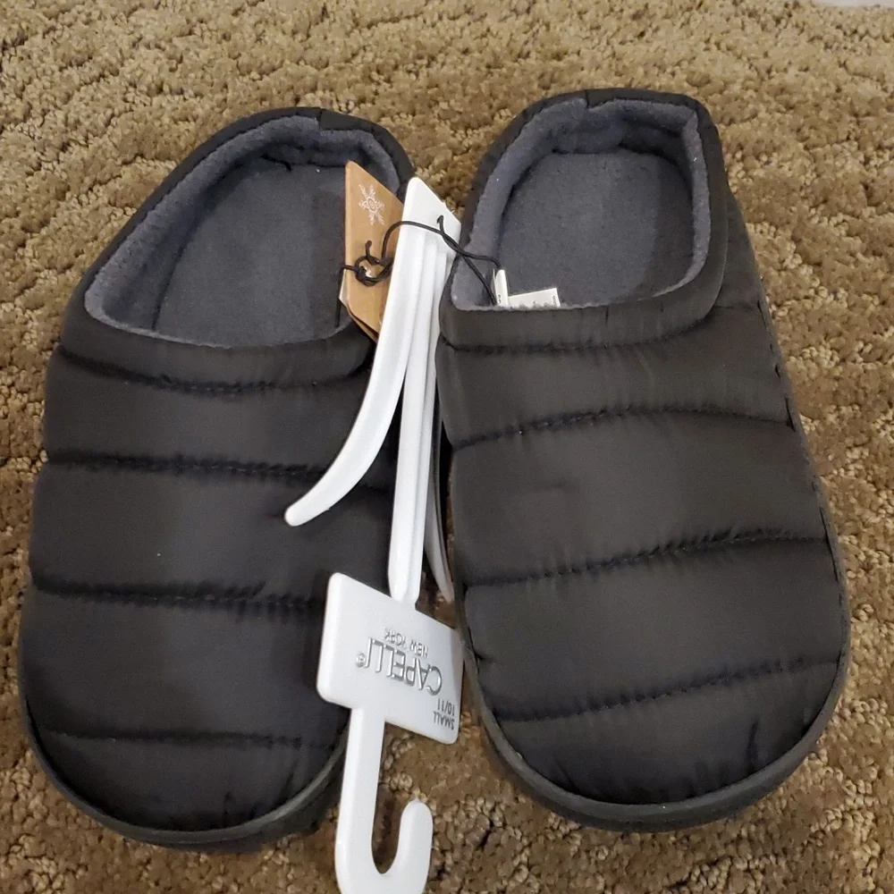 Boys Girls Capelli New York Quilted Puffy Slippers Size 10/11 12/13 1/2 3/4 NWT